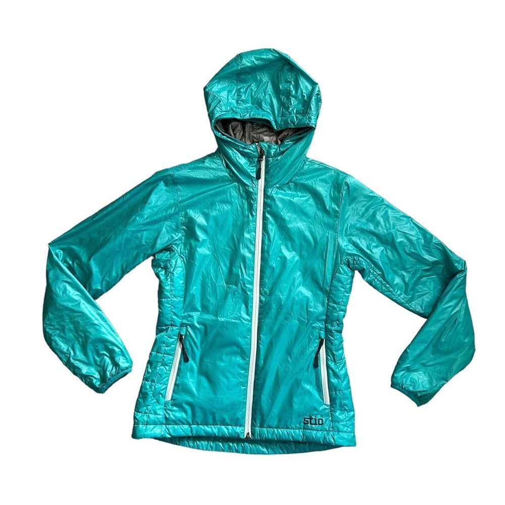 Stio Women's Vibrant Blue Hooded Puffer Jacket